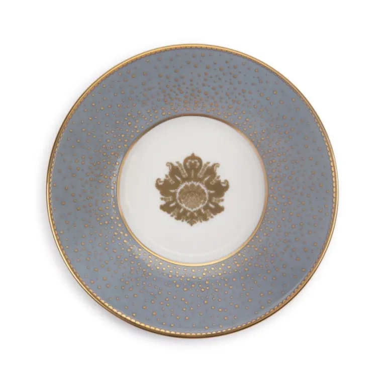 Acanthus Grey Coffee Cup And Saucer