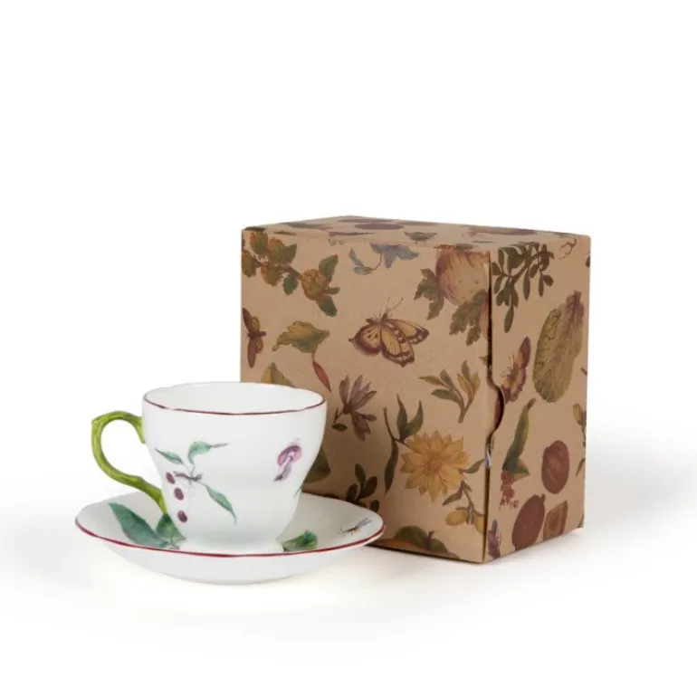 Chelsea Porcelain Coffee Cup & Saucer