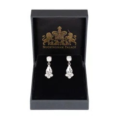 Crystal Decagon Earrings