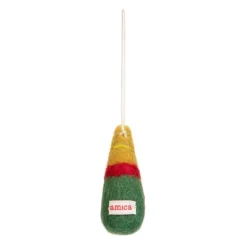 Miniature Champagne Felt Decoration