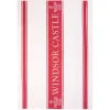Windsor Castle Red Waffle Tea Towel